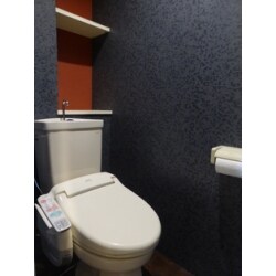 クロスだけでトイレ空間の表情を変える！