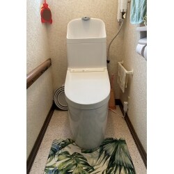 古いトイレの故障を機会に一体型のトイレへ交換