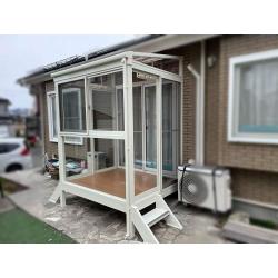 サンルームの設置により、雨の日や雪の日も洗濯物は安心に！