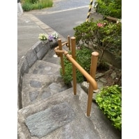 安心して歩ける外階段に!手すり設置工事