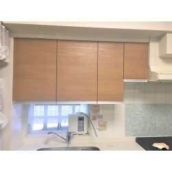キッチン吊戸棚の取替工事