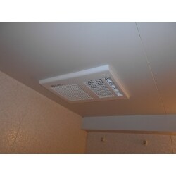 100Ｖ電気式浴室暖房乾燥機を交換しました