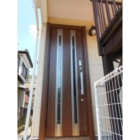 タッチーキー付の玄関ドアへ交換(カバー工法)