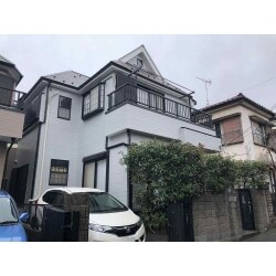 外壁屋根塗装工事、ベランダ防水工事