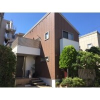 玄関まわりのタイル張りと外壁屋根塗装工事