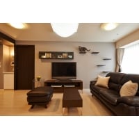 【ペットリフォーム】愛猫も快適に暮らせる広いLDが実現