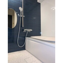 最新式のマンションリモデルバス・トイレを設置致しました。どちらもT社製品を採用いたしました。
