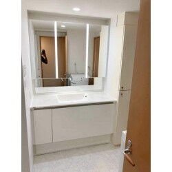 L社のルミシスを設置いたしました。

白を基調としたボウルと扉カラーが上品さを醸し出しています。

水栓はタッチレス水栓になっており、手が汚れていても手を差し出すだけで自動で水が出るので、水栓はきれいなままです。
また、上部に水栓が設置されているため、根元には水が溜まらず、お手入れしやすくなっています。

収納はフルスライドタイプで奥に置かれたものも簡単に出し入れできます。