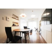 北欧家具を引き立てるシンプル空間。