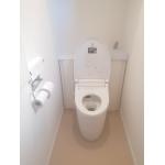 トイレ空間がひろびろしました