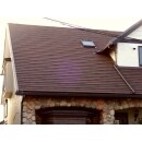 天然石付ガルバリウム鋼板
D's roofing Diplomat　カバー工法
