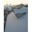 屋根施工後：：遮熱・断熱塗料ガイナ　色N-60で塗装しました。