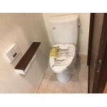 節水型トイレと手洗いを設置しました。