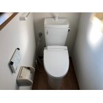 節水機能付きで省エネを考慮したトイレに交換しました