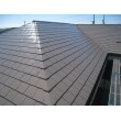 施工後です。
高耐性遮熱塗料の日本ペイント　サーモアイ4Ｆにて施工しました。
薄い色ほど、反射率が高いのです。
今回の色は、反射率は61.8％です。
屋根と壁をセットで施工したため、価格を抑えることができました。（同時施工の場合、屋根分を半額にするキャンぺーン適用）