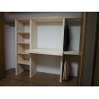 用途に合わせた様々な大きさの棚を作ることで収納も楽にできます。