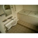 心地良い刺激のブローバス、浴室暖房乾燥機を取り付けた浴室。