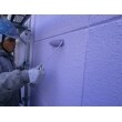外壁　日本ペイントシリコン塗装3回塗りです。
