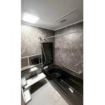 お掃除ラクラク人大浴槽で汚れの付きにくい浴室