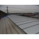 屋根トップにガルバリウム鋼板での屋根を重ねました