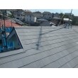 屋根は断熱塗料ガイナを施工しました。