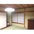 和室はイナゴ天井を張り替えて、壁は聚楽を塗り替えました。