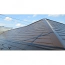 コロニアル屋根の塗装です。日本ペイント遮熱塗料サーモアイを使用しました。
