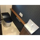 タンクレストイレ + 手洗い器設置で明るく衛生的なトイレを実現しました！