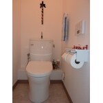 節水性の高いシンプルでスッキリとした空間のトイレに！
