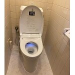 フチレスで掃除が楽になるトイレリフォーム