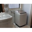タカラスタンダード製洗面化粧台「オンディーヌ」と洗濯パン・洗濯水栓を設置しました。