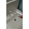 水栓を伸ばすことが可能に。お掃除の際など便利です。