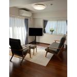 間仕切りの開口をひろげ広々リビングに