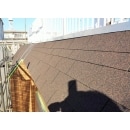 コロニアル屋根、シリコン遮熱塗装。
