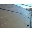 コロニアル屋根はシリコン遮熱塗装に。耐候性、遮熱性に優れ低汚染の塗料を使用しました。