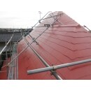 優れた耐候性で 塗りたての美しさを長期間保持可能なラジカル制御形ハイブリッド高耐候屋根用塗料での塗装仕上げ