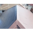 ２液弱溶剤シリコン系屋根用高日射反射率遮熱塗料での塗装仕上げ
