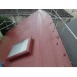 ２液弱溶剤シリコン系屋根用高日射反射率(遮熱)塗料サーモアイＳｉで塗装仕上げ