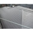 横暖ルーフ棟包みで棟板金交換後に耐久性保持可能な屋根用遮熱塗料サーモアイＳｉで塗装仕上げ。