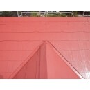耐久性保持可能な屋根用遮熱塗料サーモアイＳｉでの３回塗り仕上げ 

