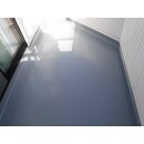 東日本塗料㈱フローン床材/色フォックスグレーで防水処理施工後