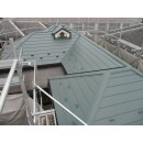 超耐久性の「フッ素樹脂遮熱鋼板」金属製屋根材での屋根重ね葺き
