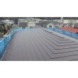 断熱付鋼製屋根被せ工法施工完成