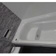 半身浴もできるラウンド浴槽です。魔法瓶構造になっているので浴槽内のお湯の温度が下がりにくいのが特徴です。
