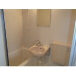浴室の水栓と鏡交換・ハウスクリーニング