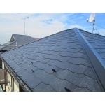 屋根も夏の暑さに対抗できる遮熱塗料で施工しました