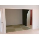 リビングからみた和室
琉球風の半畳畳で現代風の和室にしました。