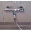 浴室用壁付水栓金具を新品に交換しました。