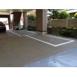 駐車場のライン引き塗装を致しました。