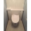 LIXIL キャビネット付トイレ　リフォレをご採用。